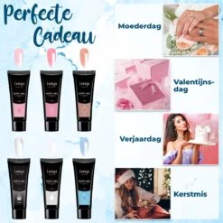 Luneya Polygel Kit - Sunrise Edition - 6 Kleuren - Polygel Nagels Starterspakket - Tasje - Incl. UV LED Lamp 18 Luneya Polygel Kit - Sunrise Edition - 6 Kleuren - Polygel Nagels Starterspakket - Tasje - Incl. UV LED Lamp -Cosmetica Promotiewinkel 1200x1200 1006