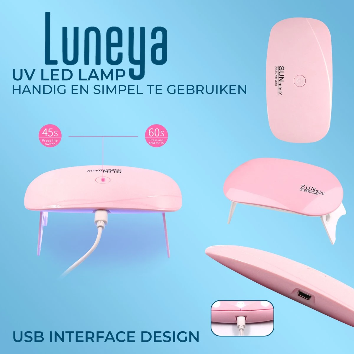 Luneya Polygel Kit - Sunrise Edition - 6 Kleuren - Polygel Nagels Starterspakket - Tasje - Incl. UV LED Lamp 10 Luneya Polygel Kit - Sunrise Edition - 6 Kleuren - Polygel Nagels Starterspakket - Tasje - Incl. UV LED Lamp - Afbeelding 8