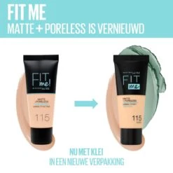 Maybelline Fit Me Matte & Poreless Foundation - 355 Pecan - 30 Ml -Cosmetica Promotiewinkel 1200x1200 104