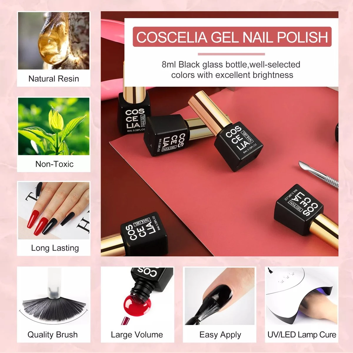 Royala D6 Gellak - Gellak Starterspakket 10 Kleuren - Gellak - Gellak Set - UV LED Lamp 36W - Manicure - Nagellak - Nail Art - 10 Kleuren Gel Polish - Nagellakset - Gellakset 20 Royala D6 Gellak - Gellak Starterspakket 10 Kleuren - Gellak - Gellak Set - UV LED Lamp 36W - Manicure - Nagellak - Nail Art - 10 Kleuren Gel Polish - Nagellakset - Gellakset - Afbeelding 18