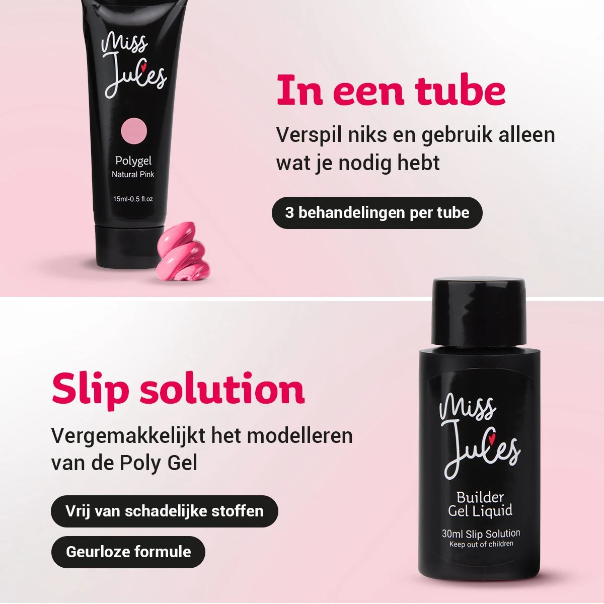 Miss Jules® Luxe Complete Polygel Kit - Polygel Nagels Starterspakket - 6 Kleuren - Perfecte Combinatie Gellak & Acryl - Incl. UV LED Lamp & Instructievideo (NL) 5 Miss Jules® Luxe Complete Polygel Kit - Polygel Nagels Starterspakket - 6 Kleuren - Perfecte Combinatie Gellak & Acryl - Incl. UV LED Lamp & Instructievideo (NL) - Afbeelding 3