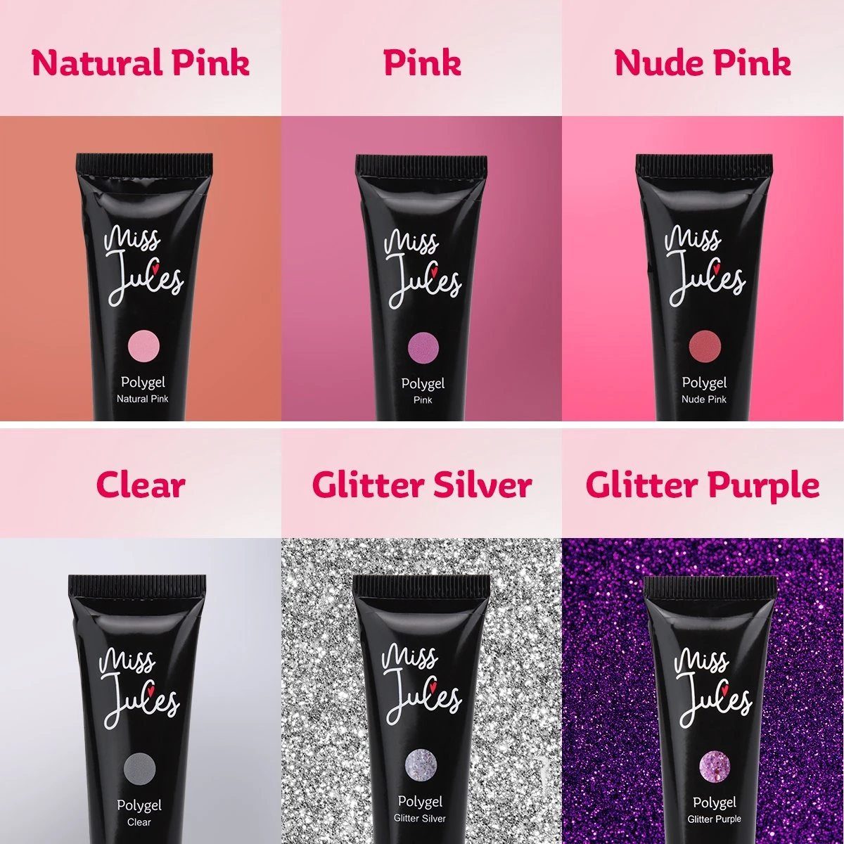 Miss Jules® Luxe Complete Polygel Kit - Polygel Nagels Starterspakket - 6 Kleuren - Perfecte Combinatie Gellak & Acryl - Incl. UV LED Lamp & Instructievideo (NL) 14 Miss Jules® Luxe Complete Polygel Kit - Polygel Nagels Starterspakket - 6 Kleuren - Perfecte Combinatie Gellak & Acryl - Incl. UV LED Lamp & Instructievideo (NL) - Afbeelding 12