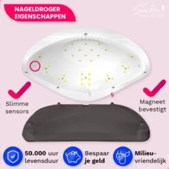 Seidon© Nageldroger 168W - LED Lamp Nagels - Gellak Lamp - UV Lamp Gelnagels 14 Seidon© Nageldroger 168W - LED Lamp Nagels - Gellak Lamp - UV Lamp Gelnagels -Cosmetica Promotiewinkel 1200x1200 1094