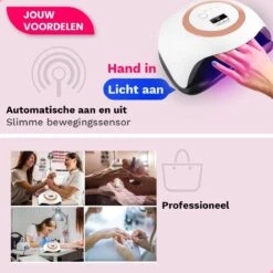 Seidon© Nageldroger 168W - LED Lamp Nagels - Gellak Lamp - UV Lamp Gelnagels 17 Seidon© Nageldroger 168W - LED Lamp Nagels - Gellak Lamp - UV Lamp Gelnagels -Cosmetica Promotiewinkel 1200x1200 1097