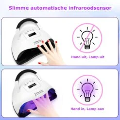 Nageldroger - Nageldrogers - 80 Watt UV LED Lamp Nagels - 45 Leds - Nagellak Droger - UV LED Lamp - Nagellamp - Nail Dryer - Nageldroger Voor Gel Nagellak - Gewone Nagellak - Wit 12 Nageldroger - Nageldrogers - 80 Watt UV LED Lamp Nagels - 45 Leds - Nagellak Droger - UV LED Lamp - Nagellamp - Nail Dryer - Nageldroger Voor Gel Nagellak - Gewone Nagellak - Wit -Cosmetica Promotiewinkel 1200x1200 1100
