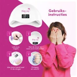 TheBeautyWay Nageldroger - Voor Gelnagels - Geschikt Voor Elke Nagel Gellak - 24 LEDs -Cosmetica Promotiewinkel 1200x1200 1110