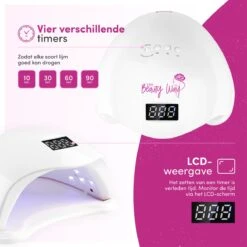 TheBeautyWay Nageldroger - Voor Gelnagels - Geschikt Voor Elke Nagel Gellak - 24 LEDs -Cosmetica Promotiewinkel 1200x1200 1112