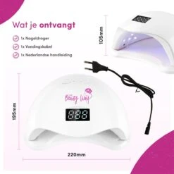 TheBeautyWay Nageldroger - Voor Gelnagels - Geschikt Voor Elke Nagel Gellak - 24 LEDs -Cosmetica Promotiewinkel 1200x1200 1113