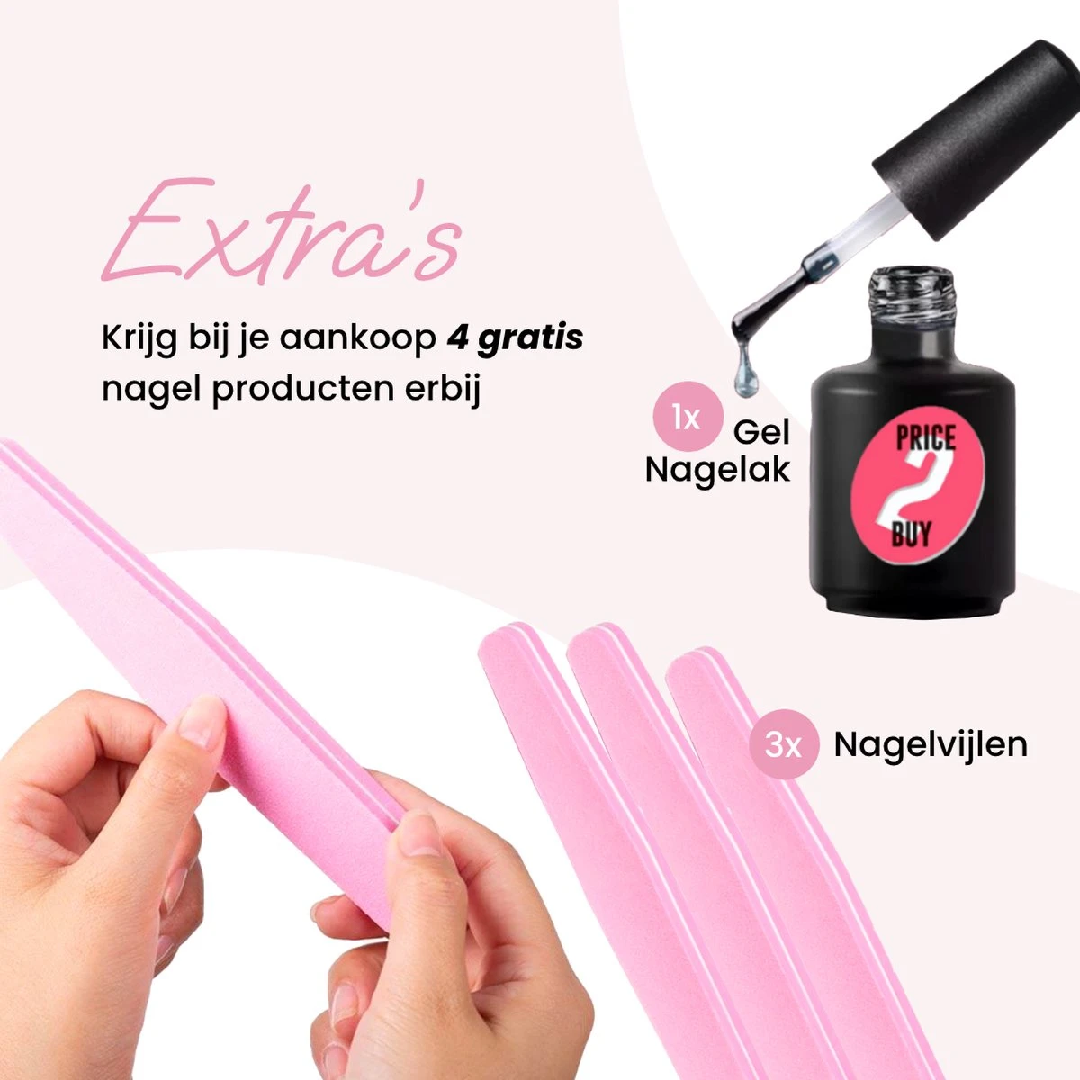 Price2buy UV Lamp Gelnagels + Extra's - Nagellamp - Set Met Nageldroger - Gellak Lamp - Draagbaar 5 Price2buy UV Lamp Gelnagels + Extra's - Nagellamp - Set Met Nageldroger - Gellak Lamp - Draagbaar - Afbeelding 3