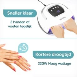 ForDig 220W Professionele Nageldroger Voor Gel Nagels - Nagellak Droger Met UV LED Lamp En Timer Voor Gelnagels - Nageldrogerlamp Met 57 LED Lampjes Voor Nagel Gellak - Geschikt Voor Manicure En Pedicure - Nagellakdroger Hard Gelpolish Builder 10 ForDig 220W Professionele Nageldroger Voor Gel Nagels - Nagellak Droger Met UV LED Lamp En Timer Voor Gelnagels - Nageldrogerlamp Met 57 LED Lampjes Voor Nagel Gellak - Geschikt Voor Manicure En Pedicure - Nagellakdroger Hard Gelpolish Builder -Cosmetica Promotiewinkel 1200x1200 1140