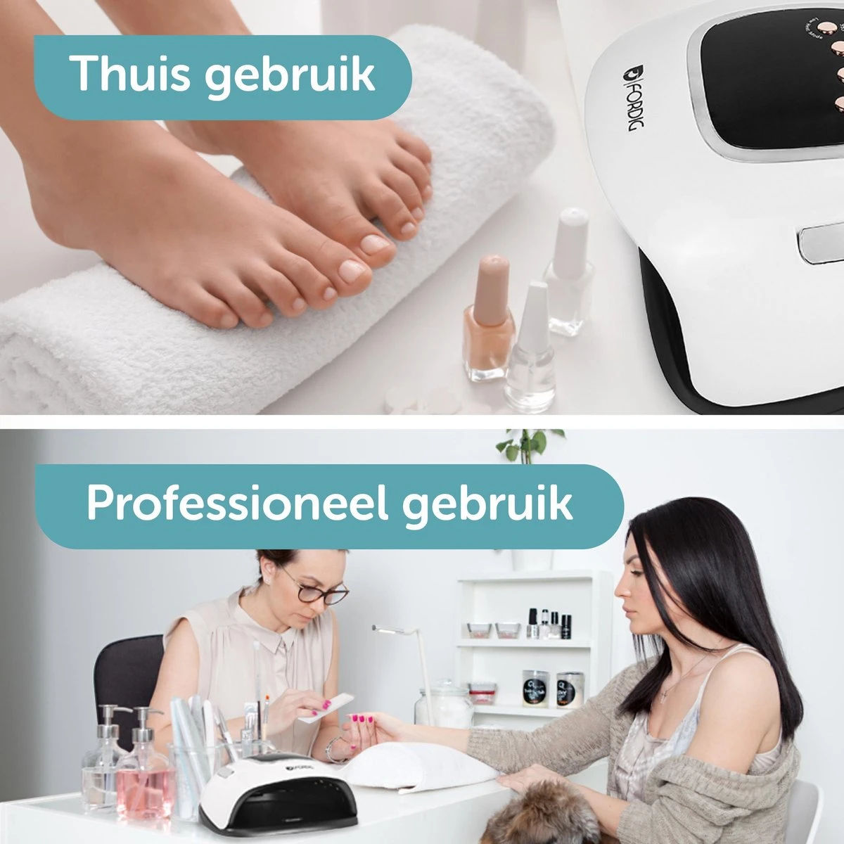ForDig 220W Professionele Nageldroger Voor Gel Nagels - Nagellak Droger Met UV LED Lamp En Timer Voor Gelnagels - Nageldrogerlamp Met 57 LED Lampjes Voor Nagel Gellak - Geschikt Voor Manicure En Pedicure - Nagellakdroger Hard Gelpolish Builder 6 ForDig 220W Professionele Nageldroger Voor Gel Nagels - Nagellak Droger Met UV LED Lamp En Timer Voor Gelnagels - Nageldrogerlamp Met 57 LED Lampjes Voor Nagel Gellak - Geschikt Voor Manicure En Pedicure - Nagellakdroger Hard Gelpolish Builder - Afbeelding 4