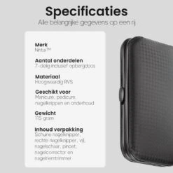 Nagelknipper En Nagelvijl - -Pedicureset - Voordeelverpakking - Hoogwaardig RVS - Nageltang -Cosmetica Promotiewinkel 1200x1200 1171
