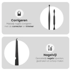 Nagelknipper En Nagelvijl - -Pedicureset - Voordeelverpakking - Hoogwaardig RVS - Nageltang -Cosmetica Promotiewinkel 1200x1200 1174
