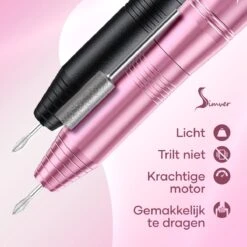 Simver Elektrische Nagelfrees - 11 Nagelvijl Bitjes En 56 Schuurrolletjes - Manicure / Pedicure - Roze - Cadeautip - Kerstcadeau 17 Simver Elektrische Nagelfrees - 11 Nagelvijl Bitjes En 56 Schuurrolletjes - Manicure / Pedicure - Roze - Cadeautip - Kerstcadeau -Cosmetica Promotiewinkel 1200x1200 1184