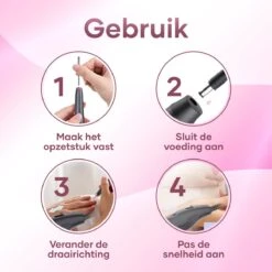 Simver Elektrische Nagelfrees - 11 Nagelvijl Bitjes En 56 Schuurrolletjes - Manicure / Pedicure - Roze - Cadeautip - Kerstcadeau 20 Simver Elektrische Nagelfrees - 11 Nagelvijl Bitjes En 56 Schuurrolletjes - Manicure / Pedicure - Roze - Cadeautip - Kerstcadeau -Cosmetica Promotiewinkel 1200x1200 1187