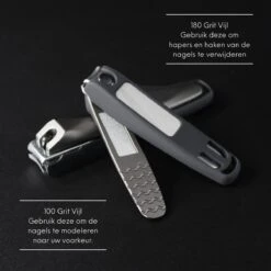 YUBBI™ Premium Nagelknipper Set - Nageltang - Pedicure - Teennagels - Vingernagels - Teennagelknipper - Nagelschaar - Nail Clipper -Cosmetica Promotiewinkel 1200x1200 1202