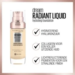 Maybelline Dream Satin Liquid Foundation - 03 True Ivory 20 Maybelline Dream Satin Liquid Foundation - 03 True Ivory -Cosmetica Promotiewinkel 1200x1200 139
