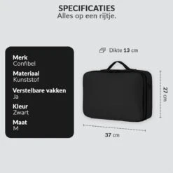 Cosmetica Koffer - Make-up Koffer Met Verstelbare Vakken - Visagie En Nagelstyliste Beauty Koffer - 37x27x13CM 20 Cosmetica Koffer - Make-up Koffer Met Verstelbare Vakken - Visagie En Nagelstyliste Beauty Koffer - 37x27x13CM -Cosmetica Promotiewinkel 1200x1200 466