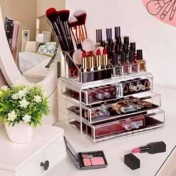 AWEMOZ Make-Up Organizer - Beauty Organizer Voor Make Up - Opbergbox - Opbergdoos Cosmetica - Sieradendoos - 20 Opbergvakken - Nagellak - Lippenstift - Transparant - Cadeau Voor Vrouw 17 AWEMOZ Make-Up Organizer - Beauty Organizer Voor Make Up - Opbergbox - Opbergdoos Cosmetica - Sieradendoos - 20 Opbergvakken - Nagellak - Lippenstift - Transparant - Cadeau Voor Vrouw -Cosmetica Promotiewinkel 1200x1200 485