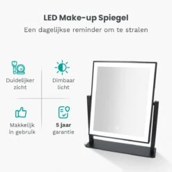 Mirlux Hollywood Spiegel Met Verlichting - Make Up - Visagie - Dimbaar LED Lampen Licht - Zwart 12 Mirlux Hollywood Spiegel Met Verlichting - Make Up - Visagie - Dimbaar LED Lampen Licht - Zwart -Cosmetica Promotiewinkel 1200x1200 529