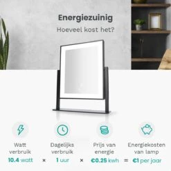 Mirlux Hollywood Spiegel Met Verlichting - Make Up - Visagie - Dimbaar LED Lampen Licht - Zwart 18 Mirlux Hollywood Spiegel Met Verlichting - Make Up - Visagie - Dimbaar LED Lampen Licht - Zwart -Cosmetica Promotiewinkel 1200x1200 535