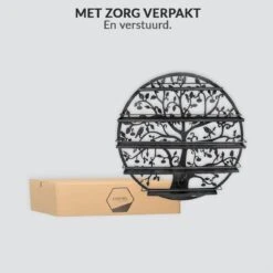 Confibel Nagellak Houder - Nagellak Flesjes Organizer - Essentiële Oliën Organizer - Rek Voor Flesjes - Wanddecoratie - Zwart -Cosmetica Promotiewinkel 1200x1200 590