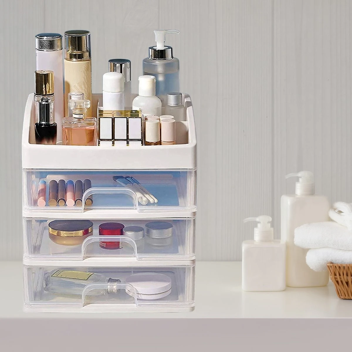 Make Up Organizer Met Lade - Cosmetica Opbergdoos - Sieradendoos - Beauty 5 Make Up Organizer Met Lade - Cosmetica Opbergdoos - Sieradendoos - Beauty - Afbeelding 3