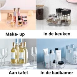 Merkloos Make Up Draaiplateau Organiser Plus Extra Gezichtsmasker - Make Up Organizer Transparant - 24cm - Make-up Organiser Transparant - Lazy Susan Draaiplateau - Draaiplateau - Draaischijf - Badkamer Organizer - Draaischijf - Make Up Doos - Bwa Commerce 13 Merkloos Make Up Draaiplateau Organiser Plus Extra Gezichtsmasker - Make Up Organizer Transparant - 24cm - Make-up Organiser Transparant - Lazy Susan Draaiplateau - Draaiplateau - Draaischijf - Badkamer Organizer - Draaischijf - Make Up Doos - Bwa Commerce -Cosmetica Promotiewinkel 1200x1200 604