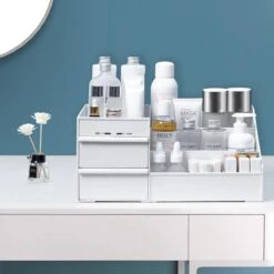 Make-up Organizer - Cosmetica Opbergdoos - Sieraden Bakje - Dames - Wit - Opmaken -Cosmetica Promotiewinkel 1200x1200 608