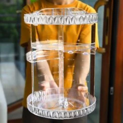 LuZana Make-Up Organizer - Beauty Organizer Voor Make Up - 360° Roterend - Opbergbox - Opbergdoos Cosmetica - Sieradendoos - Nagellak - Lippenstift - Transparant - Cadeautje Voor Vrouw -Cosmetica Promotiewinkel 1200x1200 609