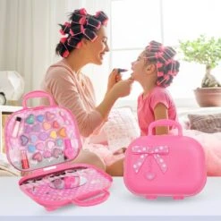 Make Up Koffer 25 Delig - Roze - Make Up Koffer Met Inhoud - Make Up Koffer Meisjes - Make Up Koffer Kinderen - Make Up Set Voor Meisjes -Cosmetica Promotiewinkel 1200x1200 633