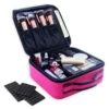 Cosmetica Koffer - Make-up Koffer Met Verstelbare Vakken - Visagie En Nagelstyliste Beauty Koffer - 26x23x9CM - Roze -Cosmetica Promotiewinkel 1200x1200 658
