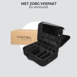 Cosmetica Koffer - Make-up Koffer Met Verstelbare Vakken - Visagie En Nagelstyliste Beauty Koffer - 35x25x11CM -Cosmetica Promotiewinkel 1200x1200 671