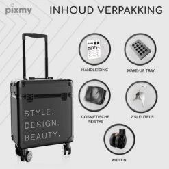 PIXMY® - MT130-S - Make Up Koffer - Cosmetica Koffer - DESIGN 14 PIXMY® - MT130-S - Make Up Koffer - Cosmetica Koffer - DESIGN -Cosmetica Promotiewinkel 1200x1200 697
