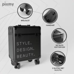 PIXMY® - MT130-S - Make Up Koffer - Cosmetica Koffer - DESIGN 21 PIXMY® - MT130-S - Make Up Koffer - Cosmetica Koffer - DESIGN -Cosmetica Promotiewinkel 1200x1200 704