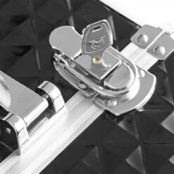 Cosmetische Koffer, Trolley, Make-up Case Met Handvat, 4 Universele Wielen, 4 Uitschuifbare Dienbladen, Make-up Tas, Voor Reizen, Zwart 14 Cosmetische Koffer, Trolley, Make-up Case Met Handvat, 4 Universele Wielen, 4 Uitschuifbare Dienbladen, Make-up Tas, Voor Reizen, Zwart -Cosmetica Promotiewinkel 1200x1200 721