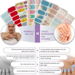 Crazy Mongoose, Gellak Sticker, Semi Uitgeharde Gelnagel Sticker, Nagelsticker, Gellak, Rood 11 Crazy Mongoose, Gellak Sticker, Semi Uitgeharde Gelnagel Sticker, Nagelsticker, Gellak, Rood -Cosmetica Promotiewinkel 1200x1200 940