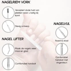 Thumbs Up 6-Delige Nagel Set - Ingegroeide Teennagel - Nageltang Met Bufferveer- Teennagelknipper - Nagelknipper Set - Zilver 13 Thumbs Up 6-Delige Nagel Set - Ingegroeide Teennagel - Nageltang Met Bufferveer- Teennagelknipper - Nagelknipper Set - Zilver -Cosmetica Promotiewinkel 1200x1200 942