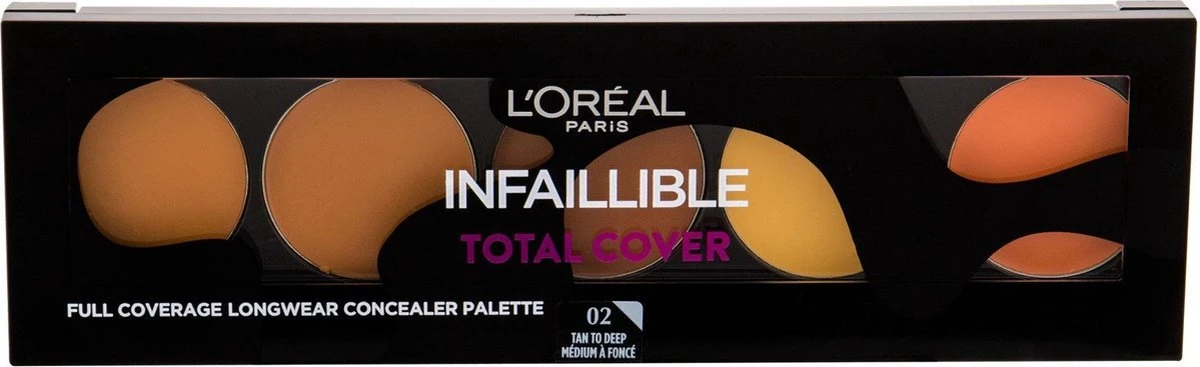 L'Oréal Paris LMU Inf.TCover Conceal.palette 2 Dark S Concealermake-up 7 L'Oréal Paris LMU Inf.TCover Conceal.palette 2 Dark S Concealermake-up - Afbeelding 5