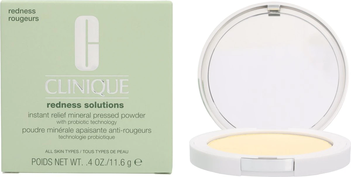 Clinique Redness Solution Instant Relief Mineral Pressed Powder - Concealer - 11.6 G 8 Clinique Redness Solution Instant Relief Mineral Pressed Powder - Concealer - 11.6 G - Afbeelding 6
