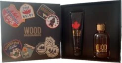 DSQUARED2 Dsquared² Wood Pour Homme Giftset - 100 Ml Eau De Toilette Spray + 150 Ml Showergel - Cadeauset Voor Heren -Cosmetica Promotiewinkel 1200x621 2