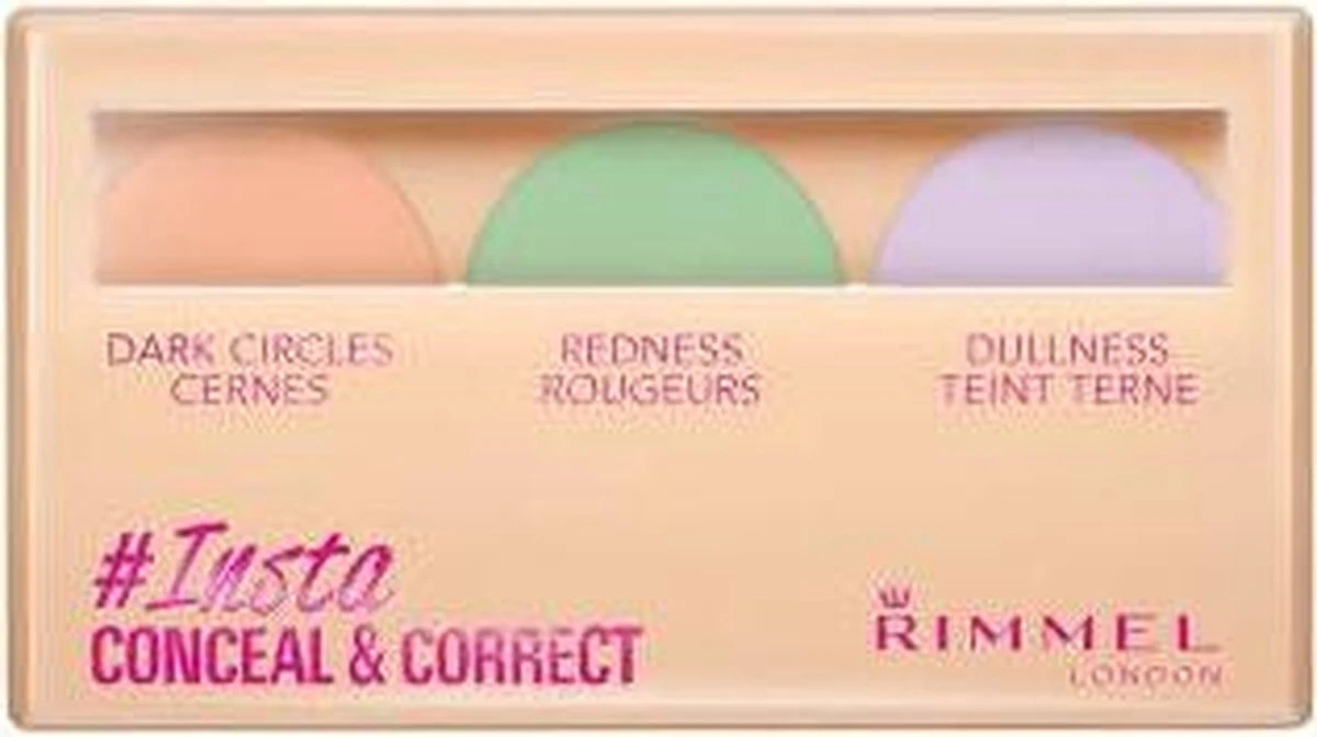Rimmel London Rimmel Insta Conceal & Correct Palette - Correct Palette 7 Rimmel London Rimmel Insta Conceal & Correct Palette - Correct Palette - Afbeelding 5