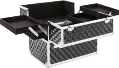 AREBOS Cosmeticakoffer Beauty Case Multikoffer 15 L Zwart -Cosmetica Promotiewinkel 1200x684 1