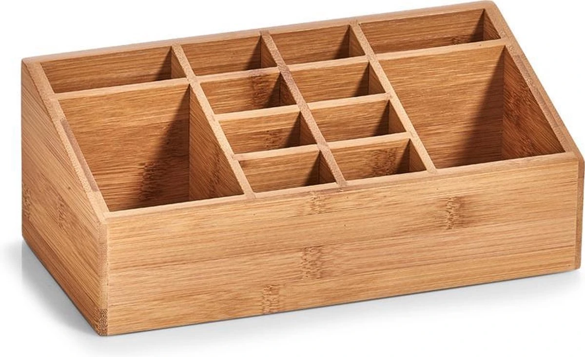 Zeller Present Cosmetica Display Bamboe - A-11-3-BHout - Sorteervakken & Duurzaam 5 Zeller Present Cosmetica Display Bamboe - A-11-3-BHout - Sorteervakken & Duurzaam - Afbeelding 3