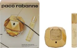 Paco Rabanne Lady Million Giftset 80 Ml Eau De Parfum Spray + 20 Ml Eau De Parfum Tasspray - Cadeauset Voor Dames - Damesparfum -Cosmetica Promotiewinkel 1200x745 1