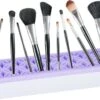 Make Up Organizer - Paars - Make Up Holder - Kwasten Organizer - Make Up Houder - Nagellak/Lipstick Organizer - Lippenstift Houder - Siliconen -Cosmetica Promotiewinkel 1200x762