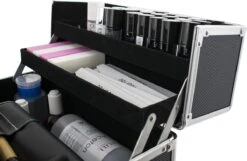 SUNONE Make Up Koffer Robuust Zwart XXL 9 SUNONE Make Up Koffer Robuust Zwart XXL -Cosmetica Promotiewinkel 1200x783