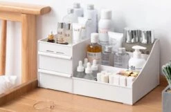 Make-up Organizer - Cosmetica Opbergdoos - Sieraden Bakje - Dames - Wit - Opmaken -Cosmetica Promotiewinkel 1200x789