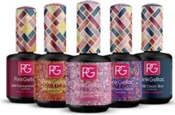 Pink Gellac - Color Box Luminous - Gellak - Set Van 3 Glitter En 2 Effen Kleuren 8 Pink Gellac - Color Box Luminous - Gellak - Set Van 3 Glitter En 2 Effen Kleuren -Cosmetica Promotiewinkel 1200x793