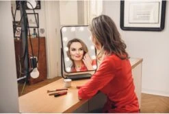 Humanas HS-HM01 White Make-up Mirror With LED Lighting -Cosmetica Promotiewinkel 1200x805 2